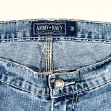 Vintage Y2K Army Navy Denim Carpenter 38 Waist Shorts