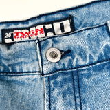 Modern 2025 JNCO Twin Cannon 101 Light Wash 36 Waist Shorts