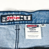 Modern 2025 JNCO Twin Cannon 101 Light Wash 36 Waist Shorts