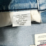 Modern 2025 JNCO Twin Cannon 101 Light Wash 36 Waist Shorts