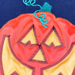 Vintage 90's Halloween Pumpkin Jack O'Lantern Crewneck Sweatshirt