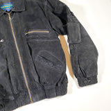 Vintage 90's Weekends Black Suede Jacket