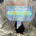 Vintage 90's Weekends Black Suede Jacket