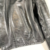 Vintage 80's Schott Leather Cafe Racer Jacket