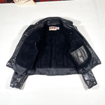 Vintage 80's Schott Leather Cafe Racer Jacket