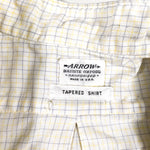 Vintage 60's Arrow Batiste Oxford Snap Collar Button Up shirt