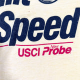 Vintage 80's Built for Speed USCI Probe Yellow Graphic T-Shirt
