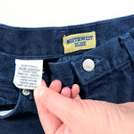Vintage 90's Northwest Blue High-Waisted Denim Cutoff Shorts