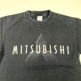 Vintage 90's Mitsubishi Logo Black Graphic T-Shirt