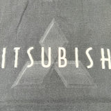 Vintage 90's Mitsubishi Logo Black Graphic T-Shirt