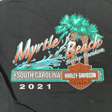 Modern 2021 Harley-Davidson Myrtle Beach Graphic T-Shirt