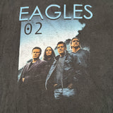Vintage 2002 Eagles Tour Band Tee Faded Black XL T-Shirt