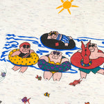 Vintage 90's Ham Wear Pigs at the Beach T-Shirt