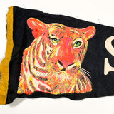 Vintage 80's St. Louis Zoo Tiger Pennant Flag