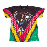 Modern 2010 Bob Marley & The Wailers Tie Dye T-Shirt