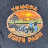 Vintage 90's Tomoka State Park Biker Pocket T-Shirt