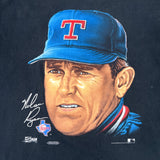 Vintage 1991 Nolan Ryan Texas Rangers Big Face Salem T-Shirt