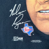 Vintage 1991 Nolan Ryan Texas Rangers Big Face Salem T-Shirt