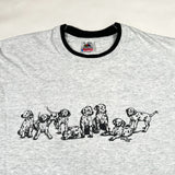 Vintage 1988 Dalmatian Puppies Graphic T-Shirt