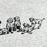 Vintage 1988 Dalmatian Puppies Graphic T-Shirt