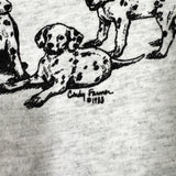 Vintage 1988 Dalmatian Puppies Graphic T-Shirt