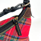 Vintage 90’s Dooney & Bourke Tartan Plaid Hobo Shoulder Bag Purse