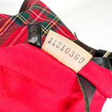 Vintage 90’s Dooney & Bourke Tartan Plaid Hobo Shoulder Bag Purse