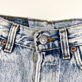 Vintage 80's Levi's 501 Acid Washed Cut Off shorts