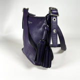 Modern 2013 Coach Legacy Mini Duffle Purple Leather Crossbody Bag