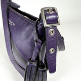 Modern 2013 Coach Legacy Mini Duffle Purple Leather Crossbody Bag