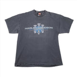 Vintage 2002 Harley Davidson Danville IL Biker T-Shirt