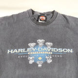 Vintage 2002 Harley Davidson Danville IL Biker T-Shirt