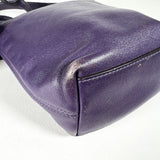 Modern 2013 Coach Legacy Mini Duffle Purple Leather Crossbody Bag