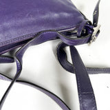 Modern 2013 Coach Legacy Mini Duffle Purple Leather Crossbody Bag
