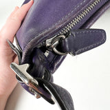 Modern 2013 Coach Legacy Mini Duffle Purple Leather Crossbody Bag