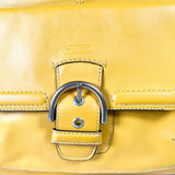 Modern 2013 Coach Campbell Satchel Sunflower Yellow Leather Bag