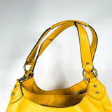 Modern 2013 Coach Campbell Satchel Sunflower Yellow Leather Bag