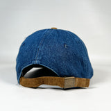 Vintage 90's ABF Trucking Denim & Suede Strapback Hat