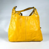 Modern 2013 Coach Campbell Satchel Sunflower Yellow Leather Bag