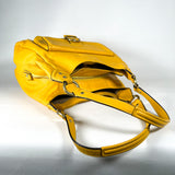 Modern 2013 Coach Campbell Satchel Sunflower Yellow Leather Bag