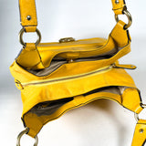 Modern 2013 Coach Campbell Satchel Sunflower Yellow Leather Bag