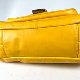 Modern 2013 Coach Campbell Satchel Sunflower Yellow Leather Bag