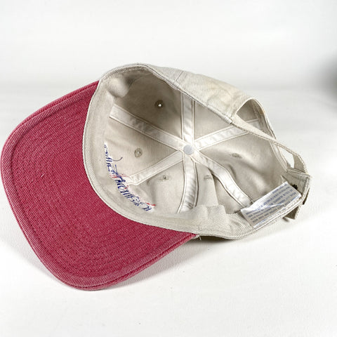 90's Washington Capitals G Cap Corduroy NHL Snapback Hat – Rare VNTG