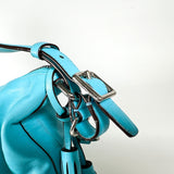 Modern 2013 Coach Legacy Courtenay Aqua Blue Leather Hobo Bag