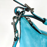 Modern 2013 Coach Legacy Courtenay Aqua Blue Leather Hobo Bag