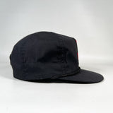Vintage 80's Firehawk Firestone Tires Flocked Swingster Rope Hat
