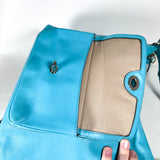 Modern 2013 Coach Legacy Courtenay Aqua Blue Leather Hobo Bag