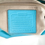 Modern 2013 Coach Legacy Courtenay Aqua Blue Leather Hobo Bag