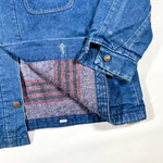 Vintage 80's Big Ben by Wrangler Blanket Lined Denim Chore Coat