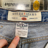 Vintage 90's Guess Medium Wash Blue Denim Jeans